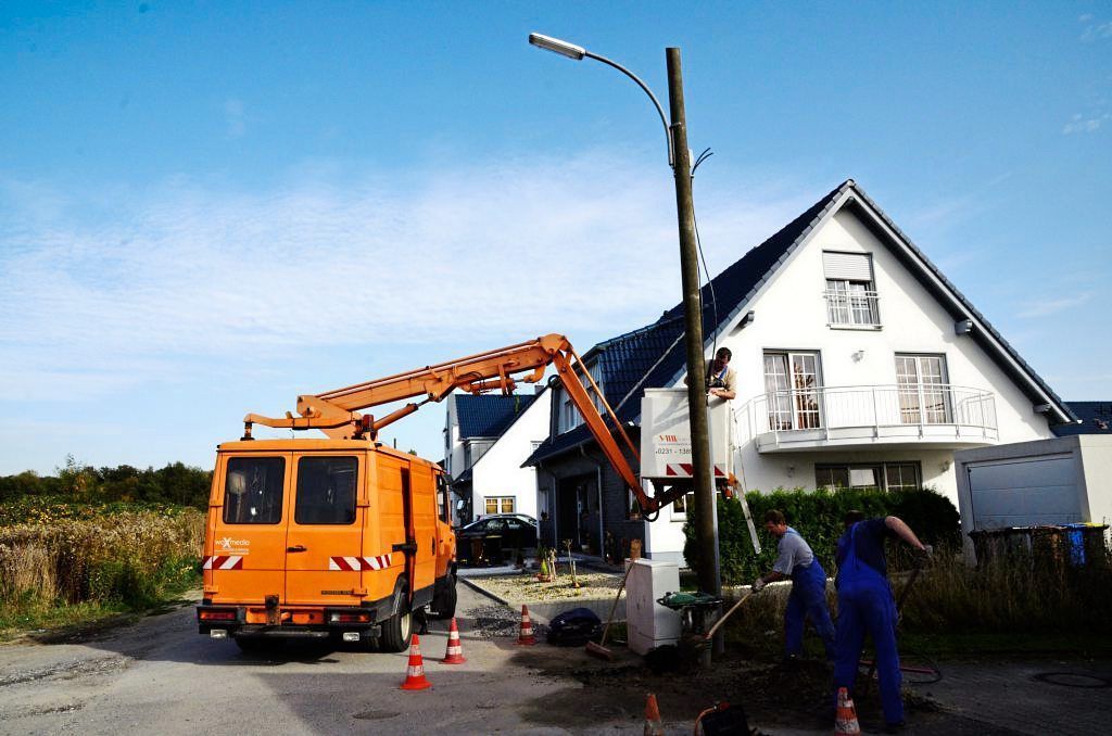 Installation von Straßenbeleuchtung und Beleuchtungsanlagen von SMW Elektrotechnik