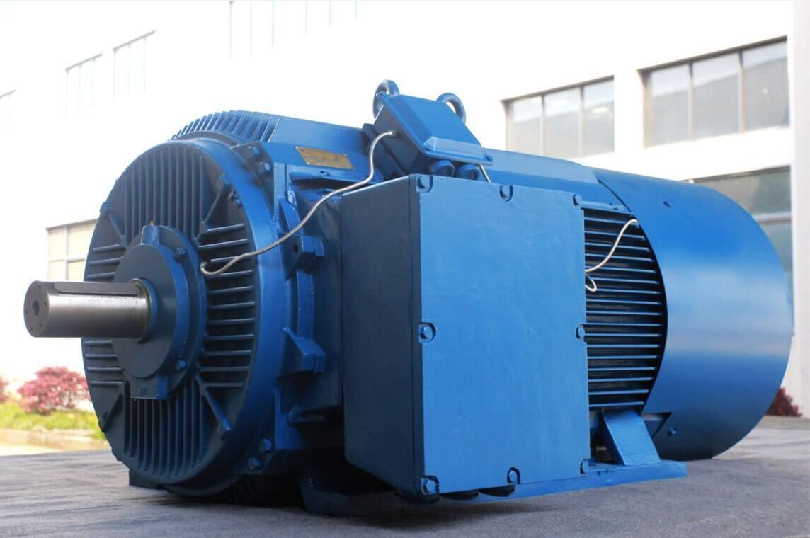 Moteur de haute tension de couleur bleue