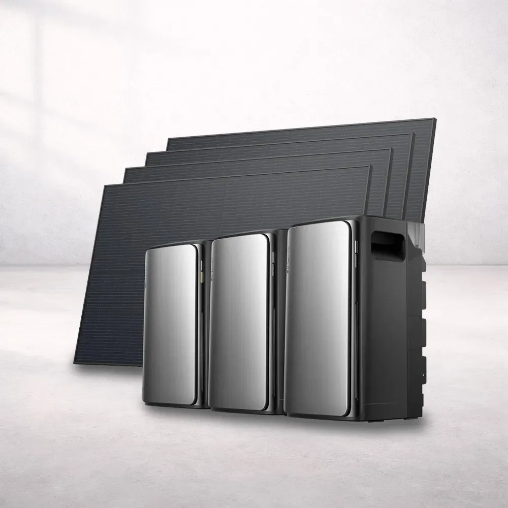 EcoFlow Stream Balkonkraftwerk mit Solarmodulen und Batteriespeicher für die Einspeisung ins Hausnetz