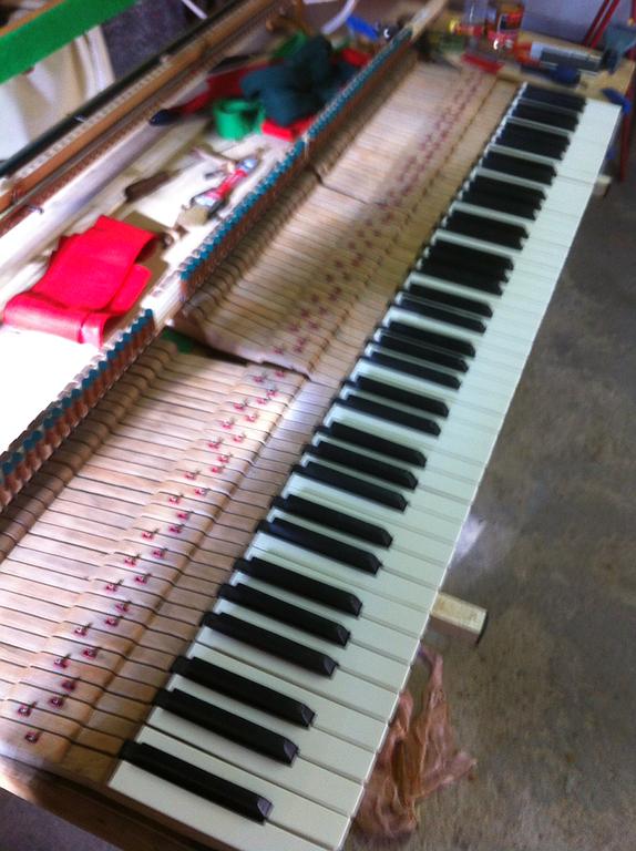 Clavier après restauration