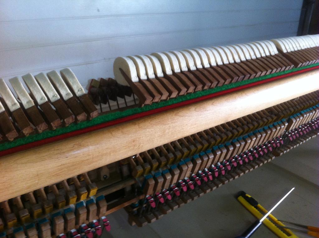 Restauration mécanique en cours