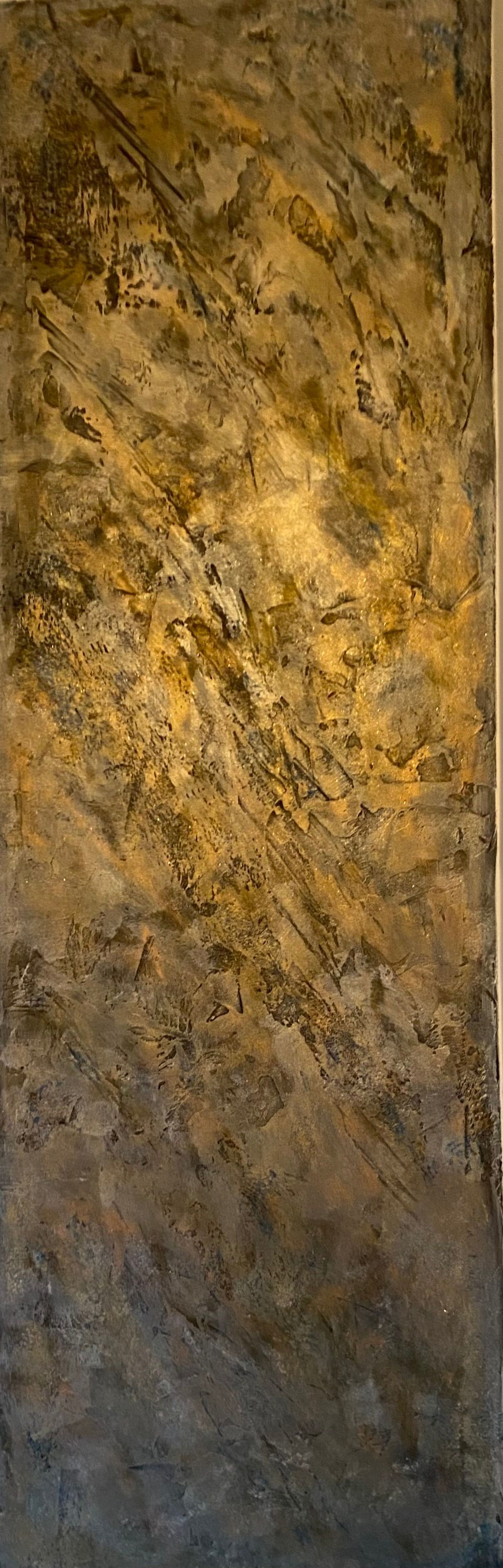 Décoration murale aspect doré