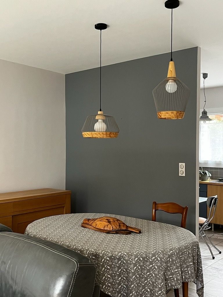 Peinture grise dans le salon