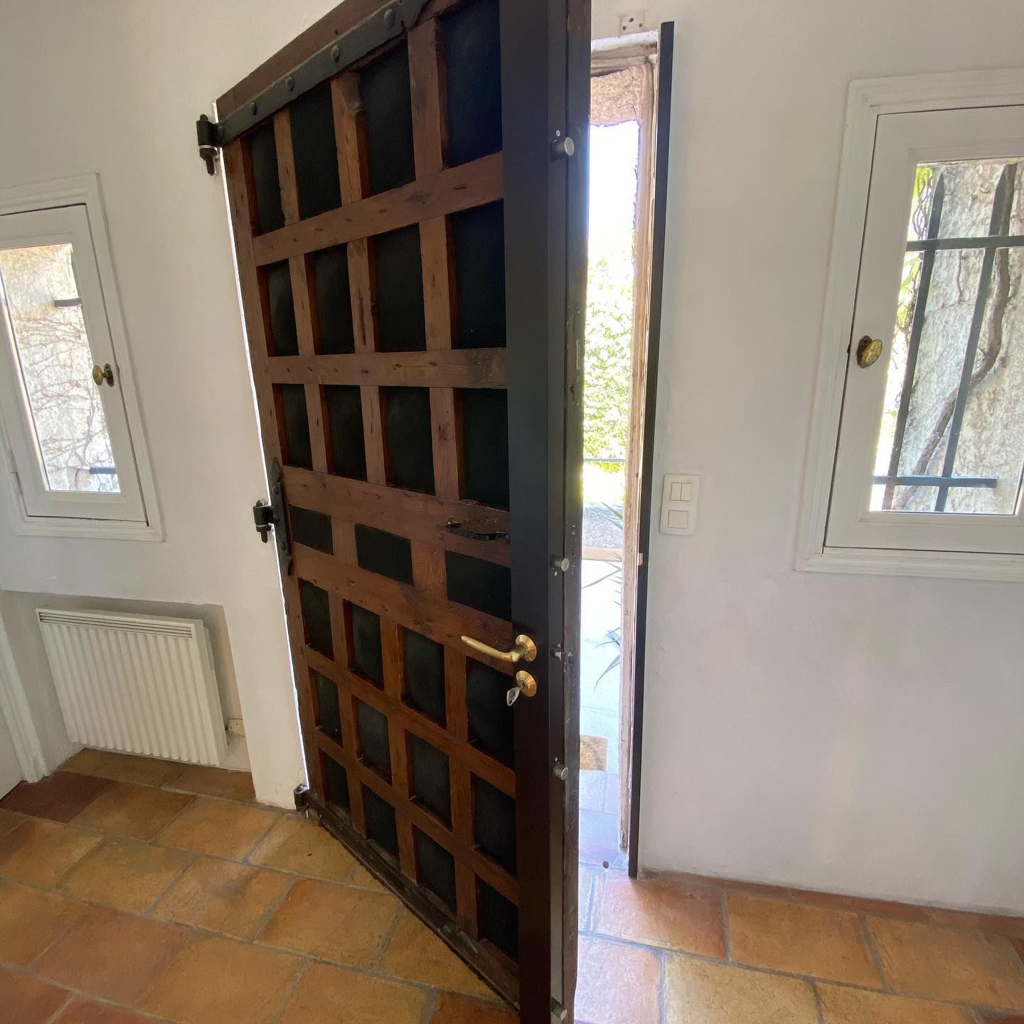 Porte d’entrée noir picard