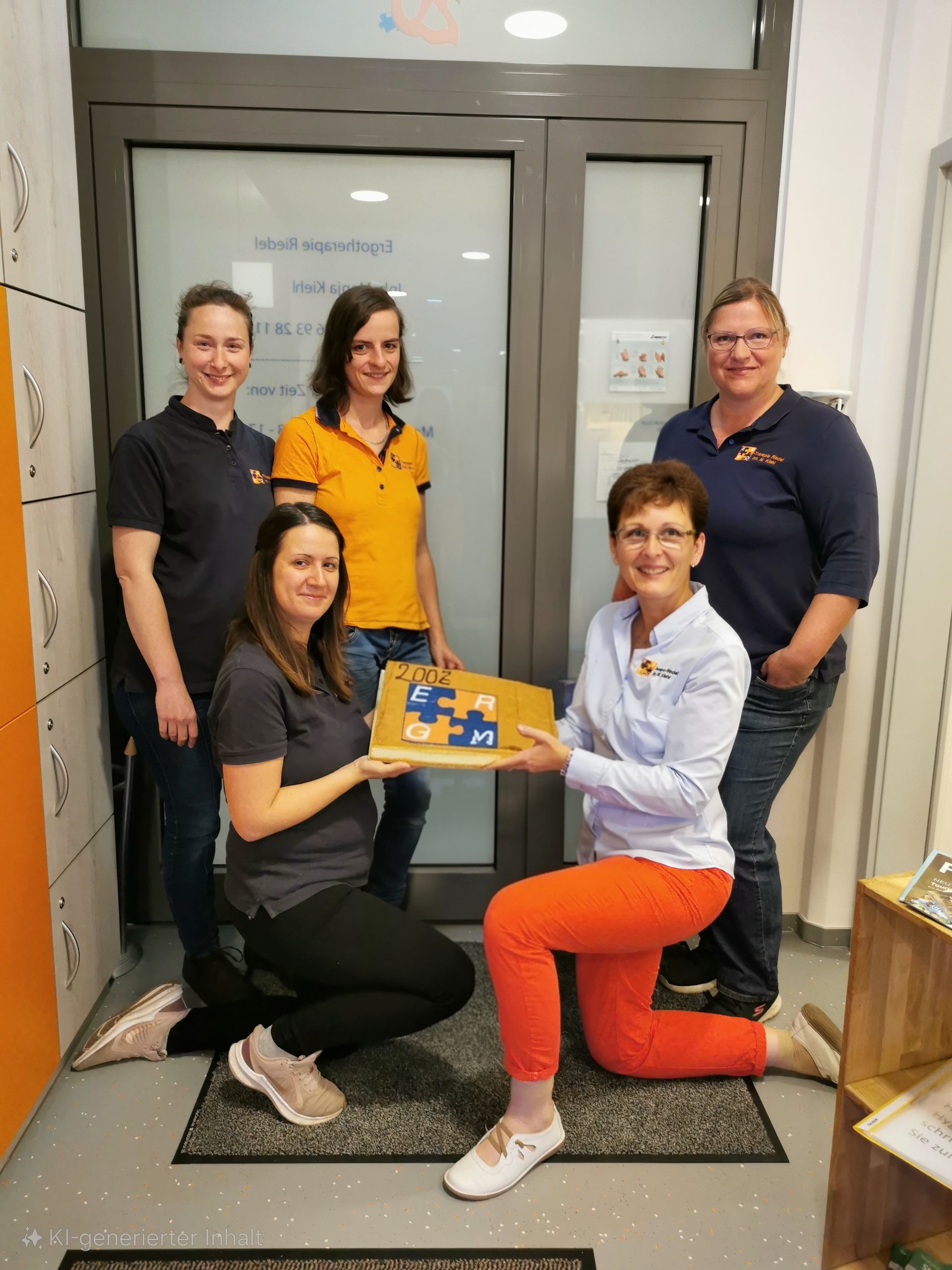 Teamfoto Ergotherapie Riedel
