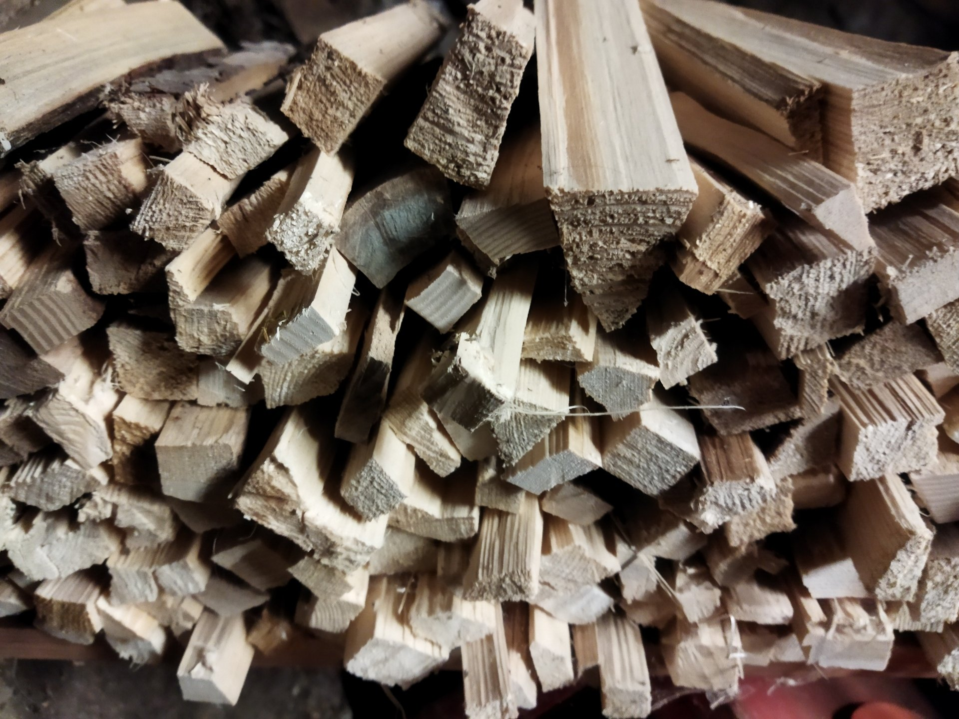 À quoi ressemblent nos copeaux de bois