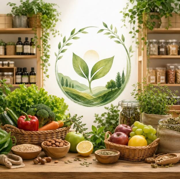 Productos frescos, hierbas y