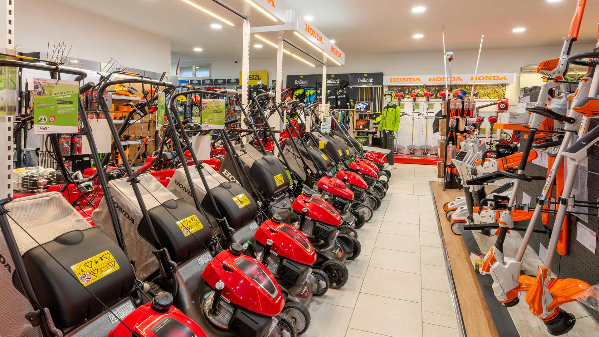 Tondeuses Honda en vente dans la boutique