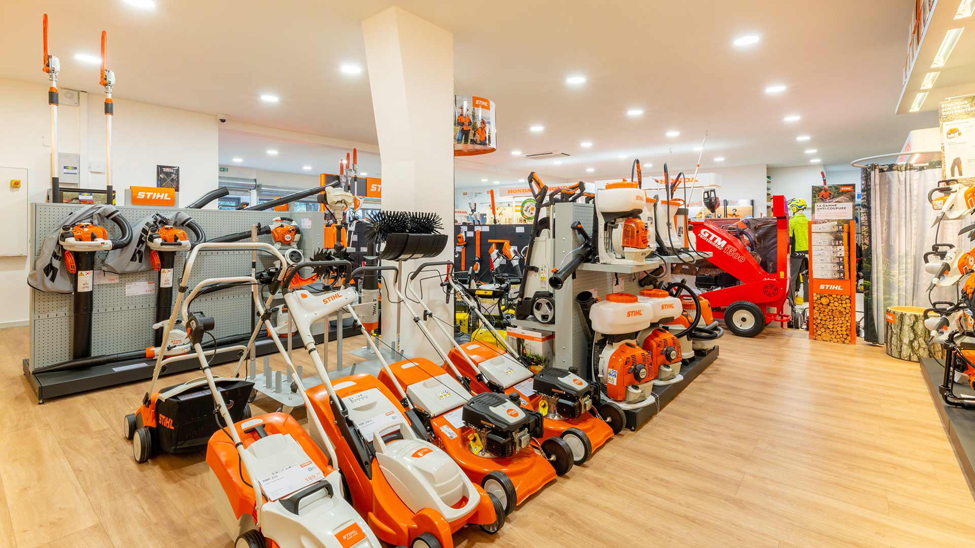 Tondeuses STIHL en vente dans la boutique