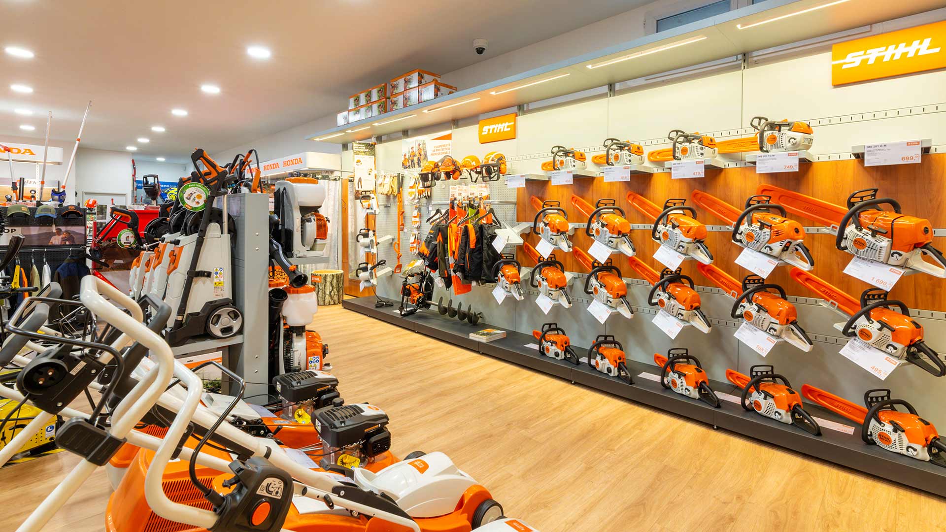 Tronçonneuses STIHL en vente dans la boutique