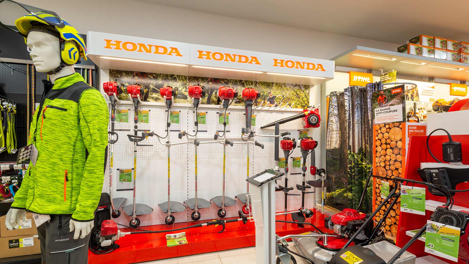 Débroussailleuses Honda en vente dans la boutique