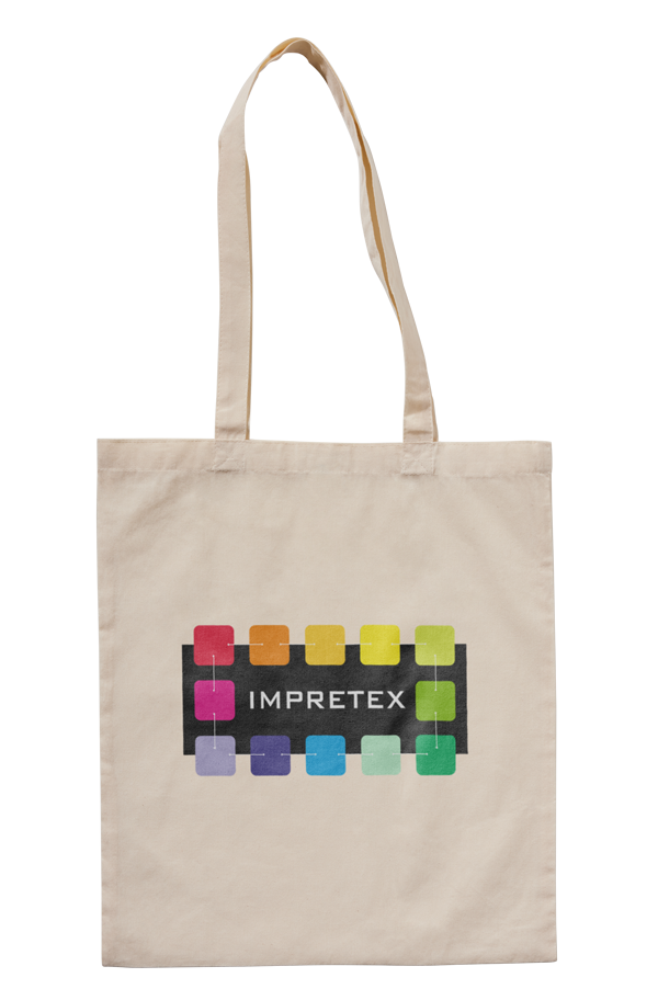 totebag imprimé à l'effigie du logo de l'entreprise Impretex