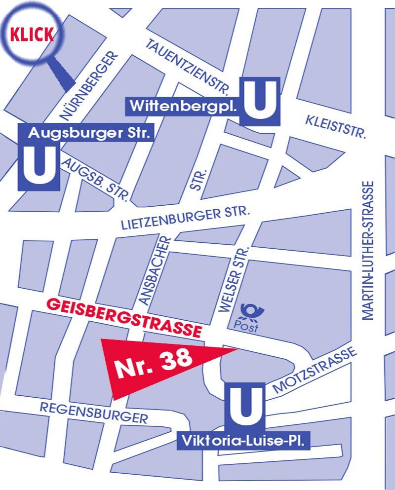 Karte mit Kanzlei Hartmut Kuster und Ulf Meißner