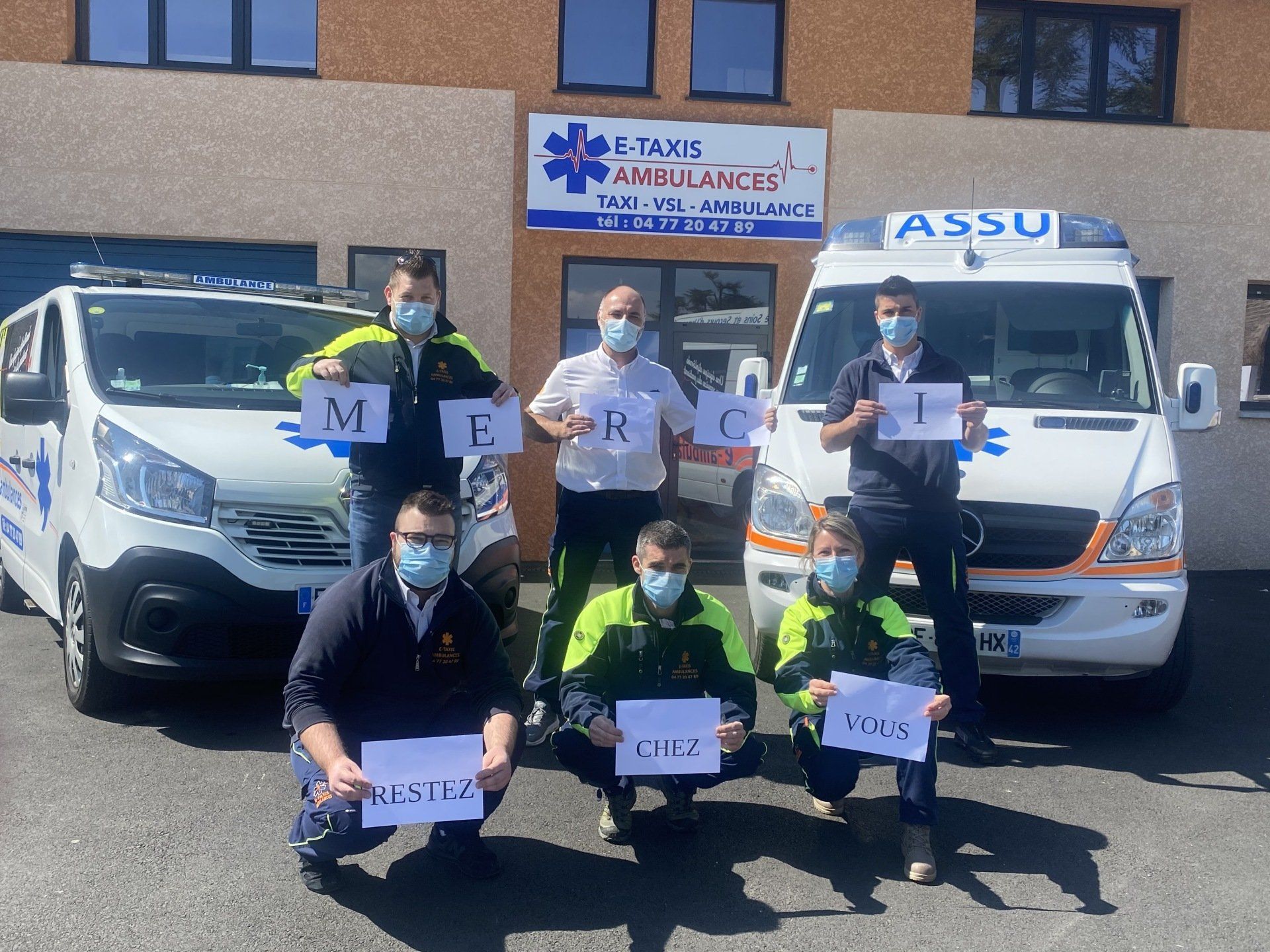 équipe d'ambulanciers