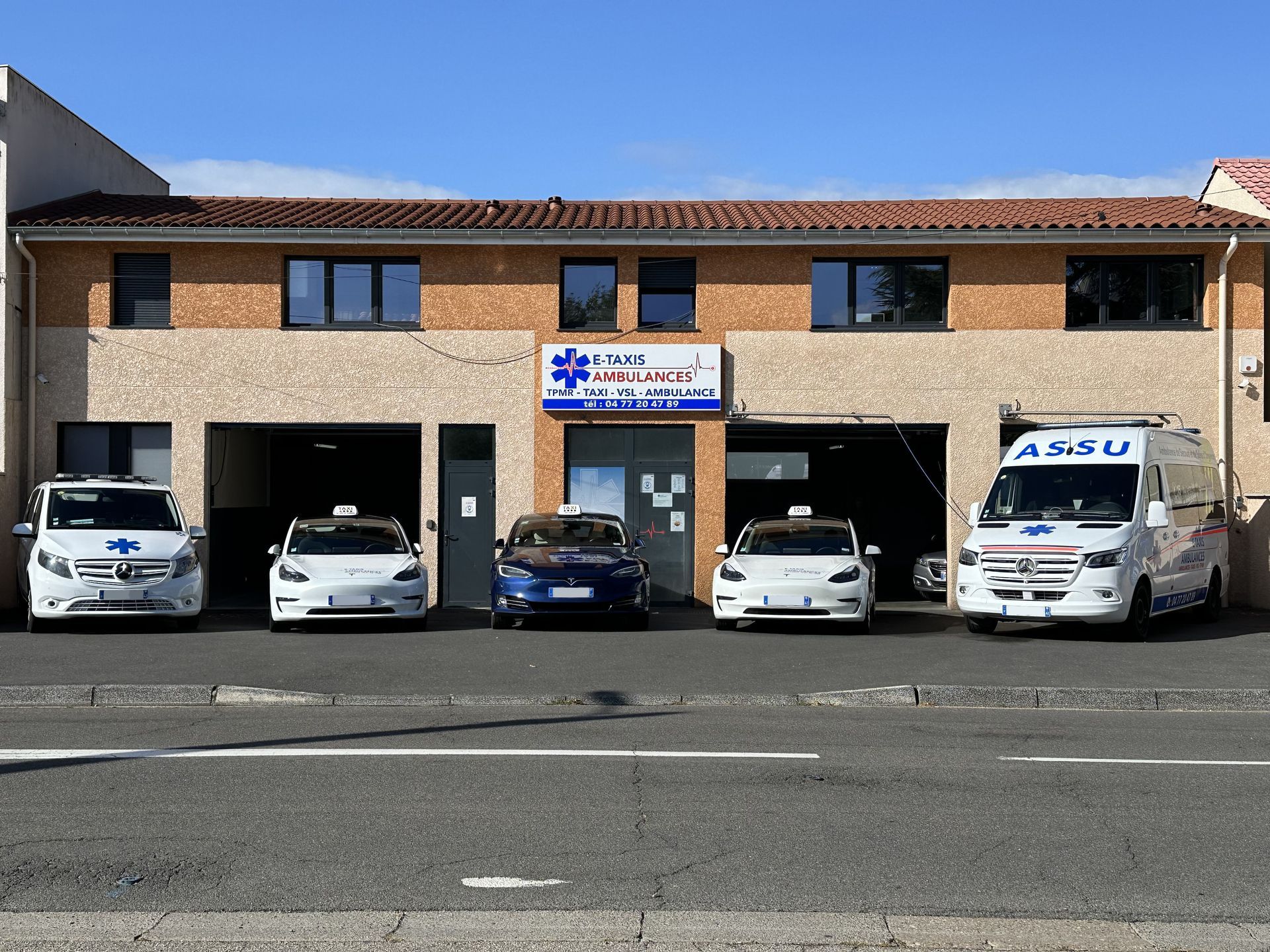 Notre flotte d'ambulances