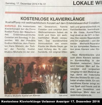 Artikel über Kostial Piano, das auf der Constien Farm kostenlose Klaviermusik anbietet.