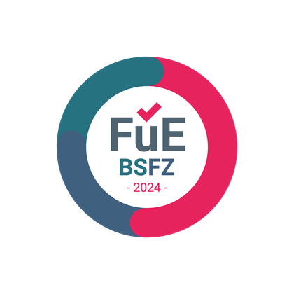 Ein Logo für fue bsfz im Jahr 2024