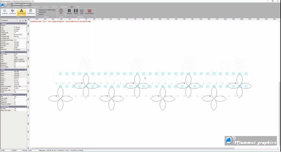 Ein Computerbildschirm zeigt ein Raster aus Buchstaben und Zahlen