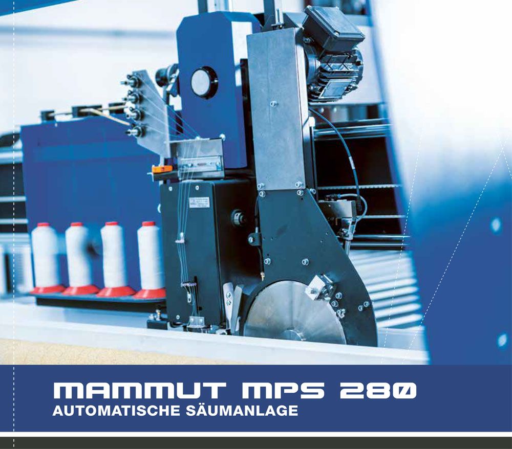 A mammut p2a plus doppelsteppstich einnadelnahmaschine brochure