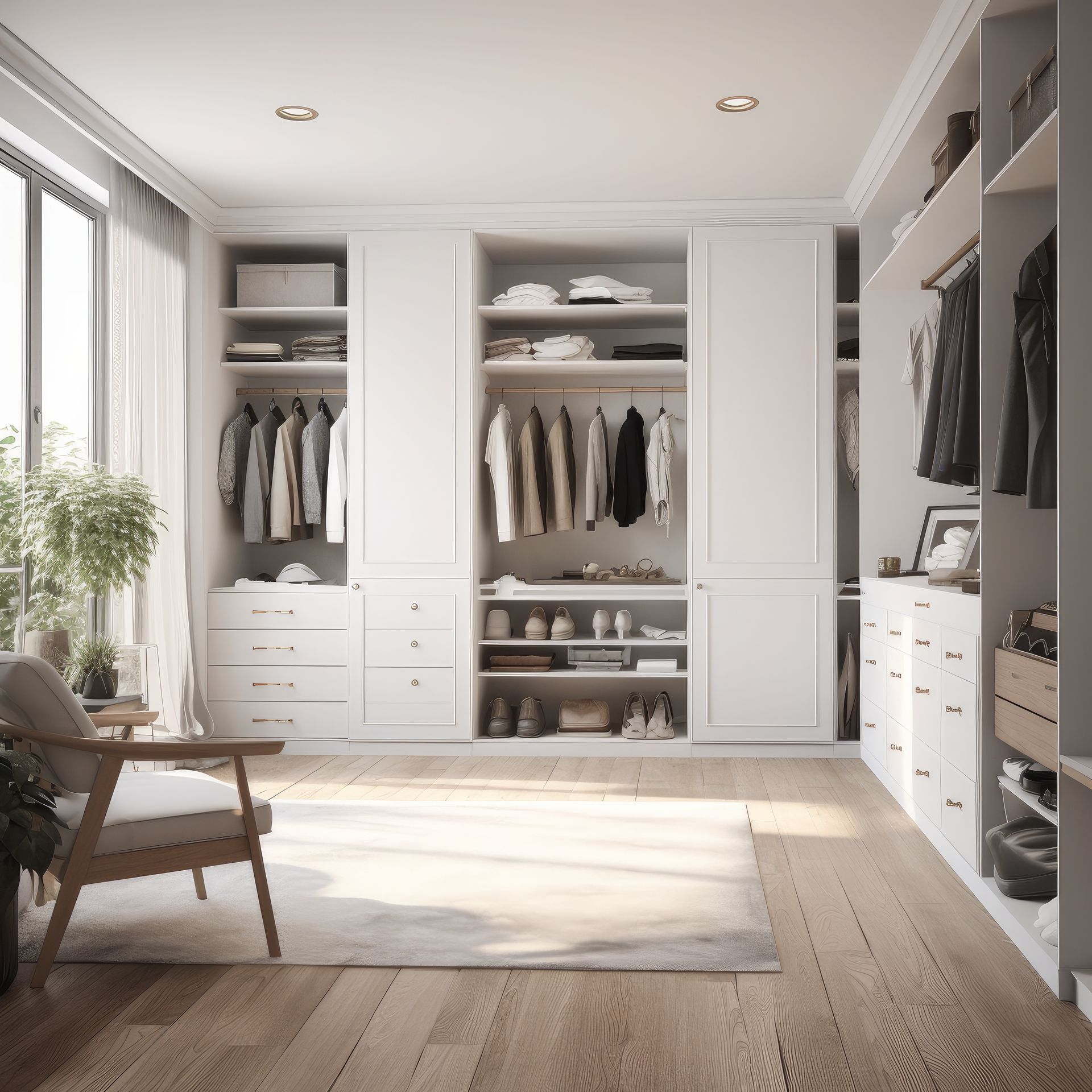 Dressing blanc sur mesure