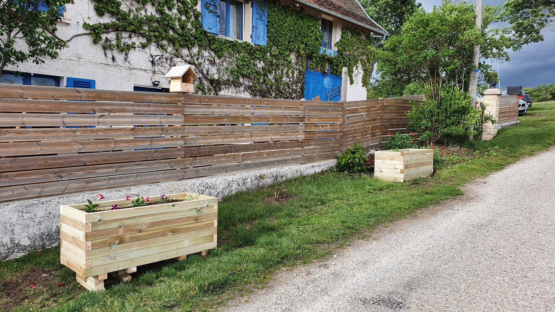 Jardinières en bois