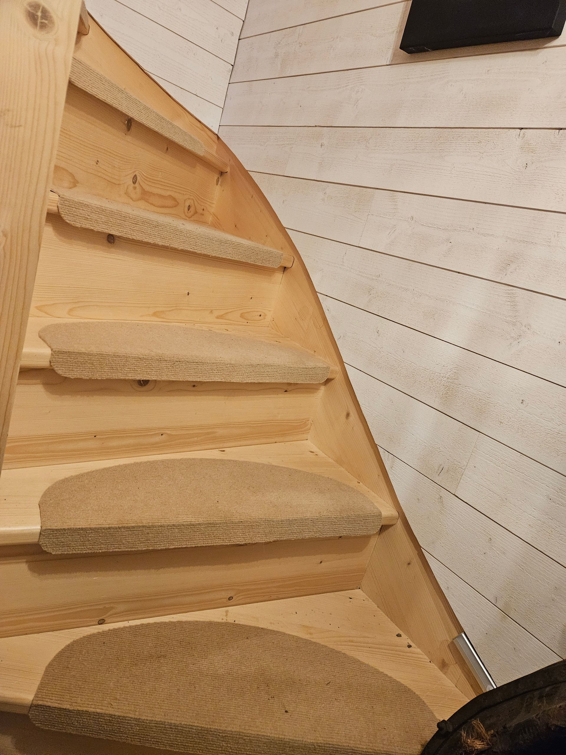 Escalier quart tournant