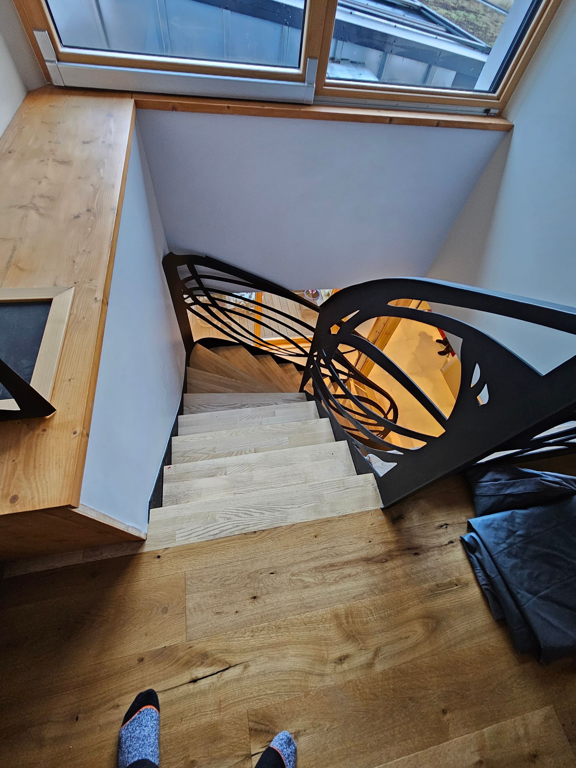 Escalier vu d'en haut