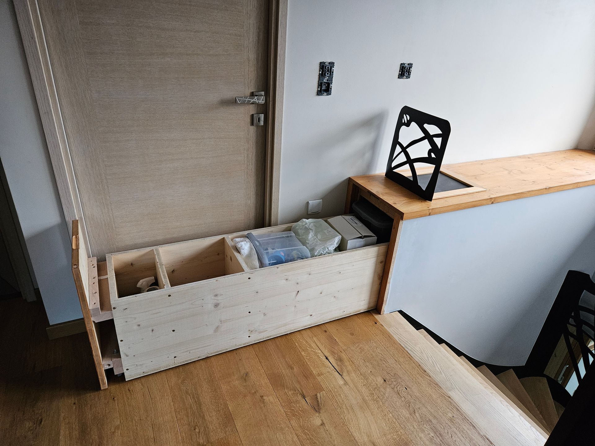 Meuble de rangement ouvert