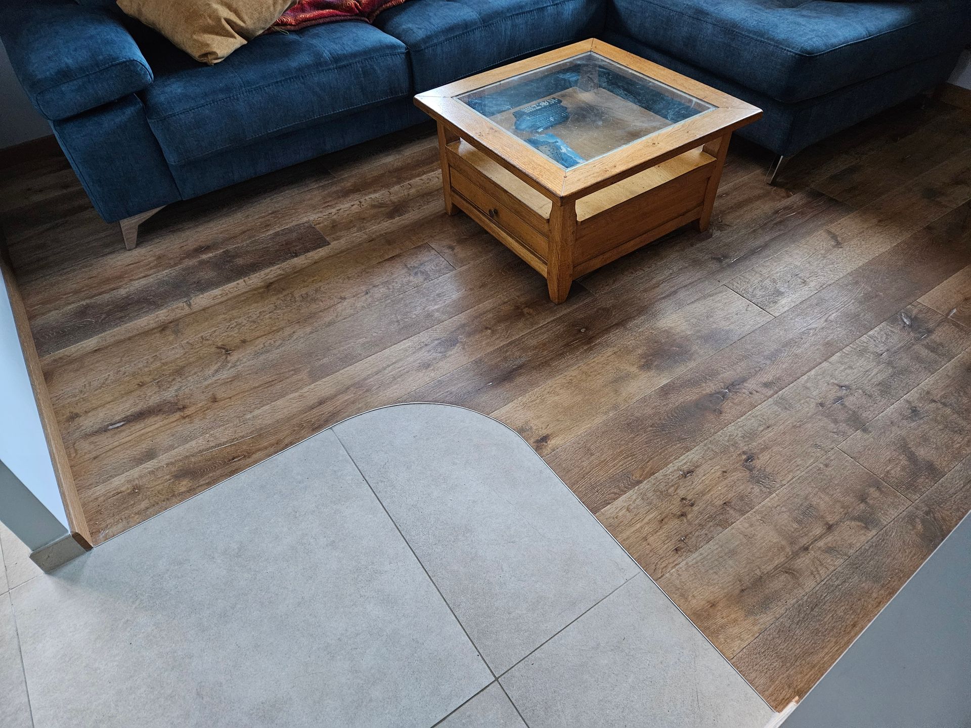 Parquet dans un salon