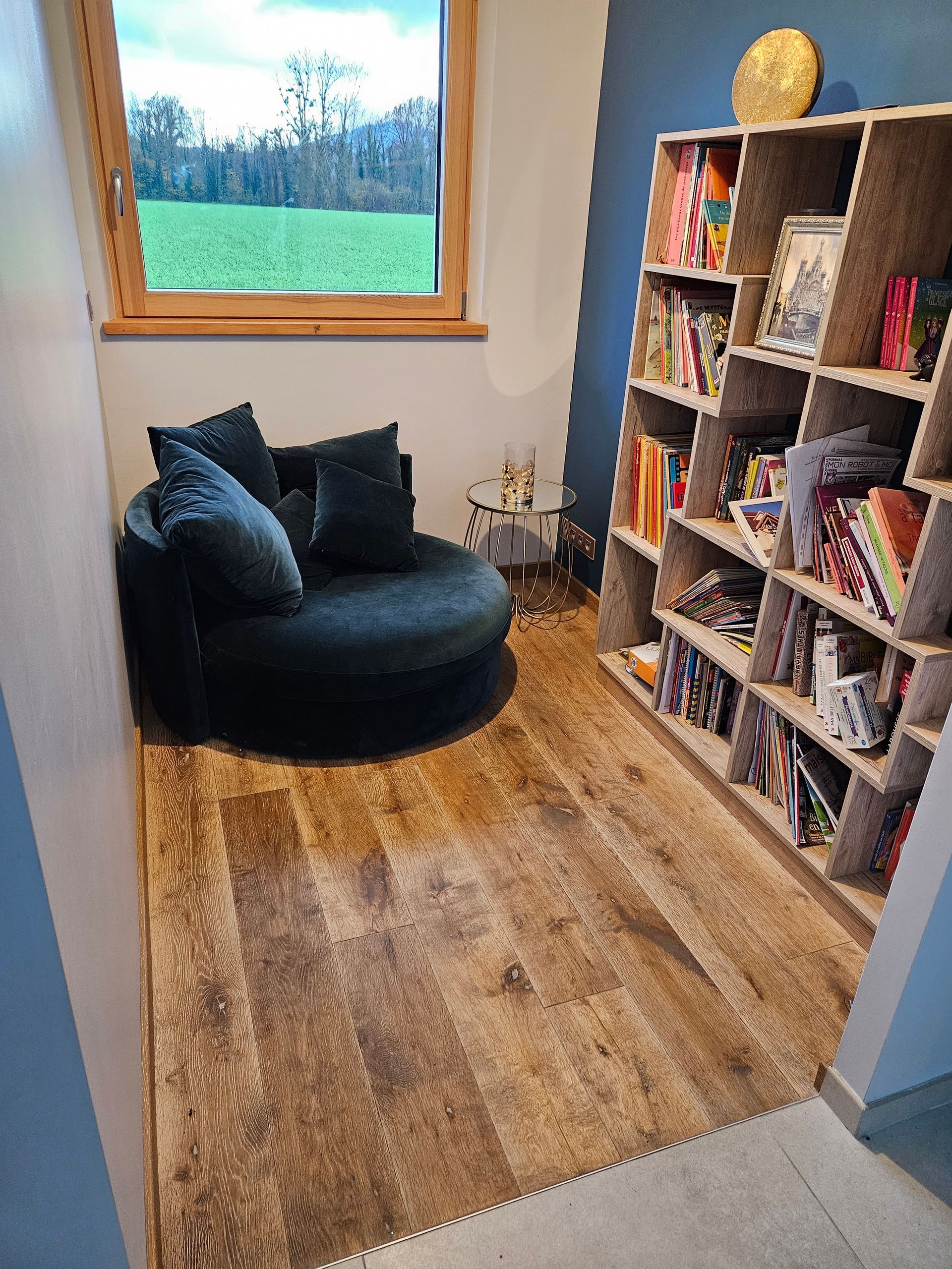 Parquet dans une petite pièce