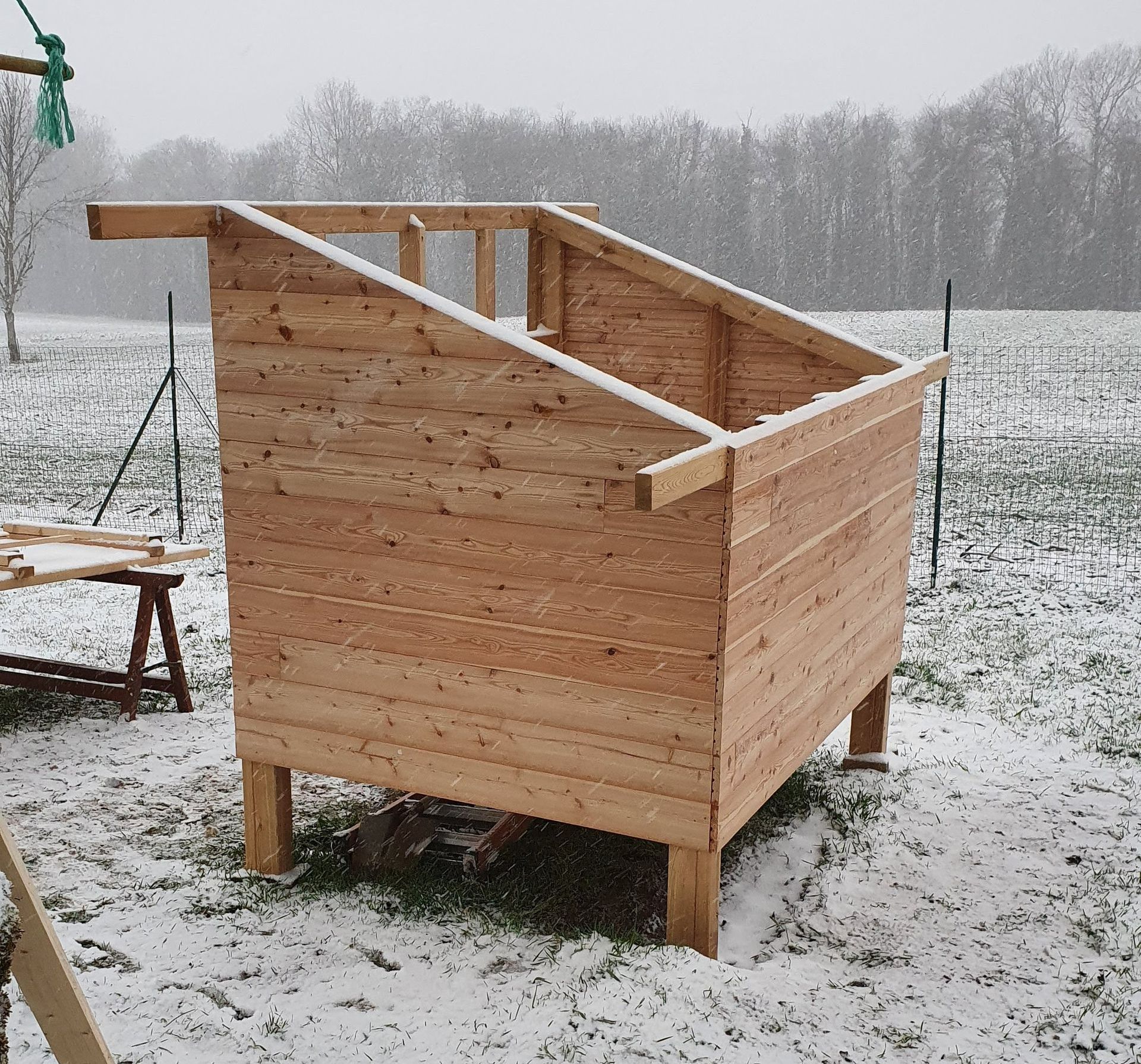 Fabrication d'une petite charpente