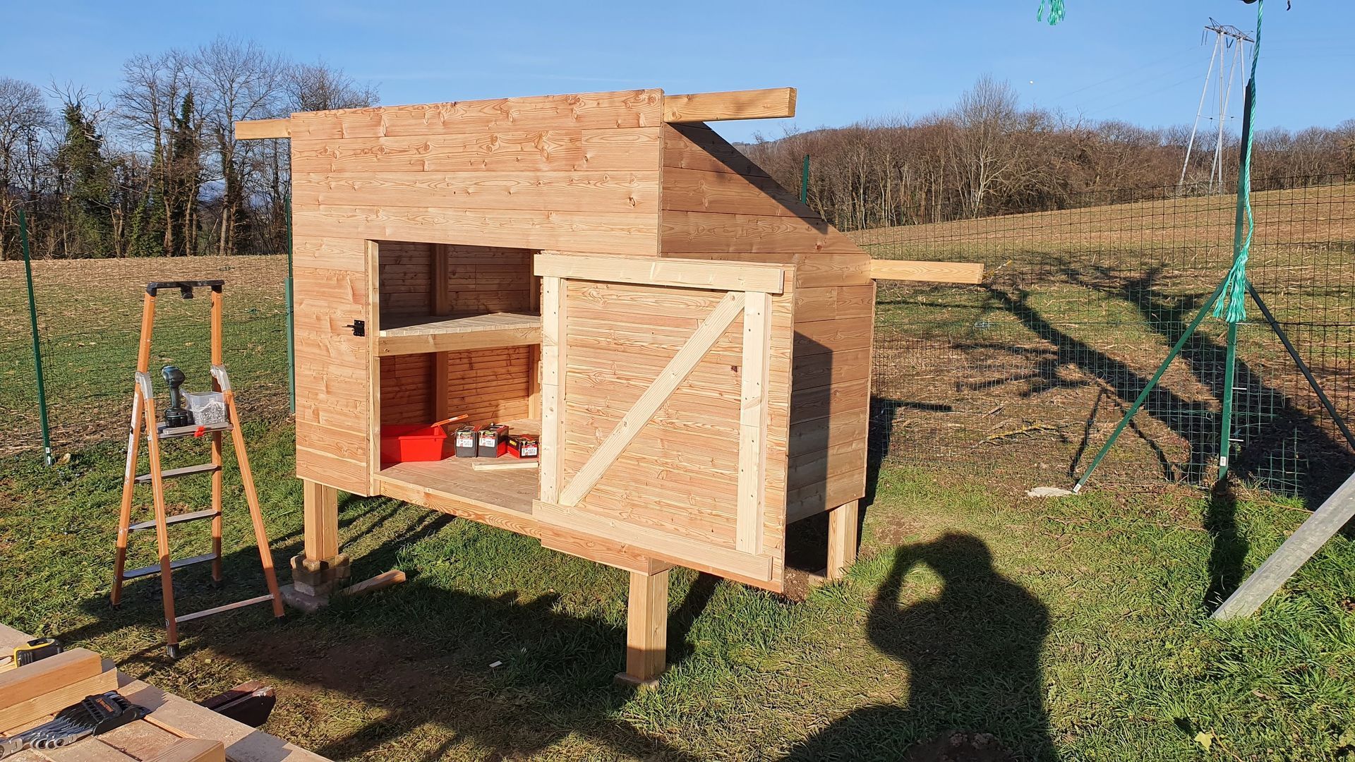 Création d'un poulailler