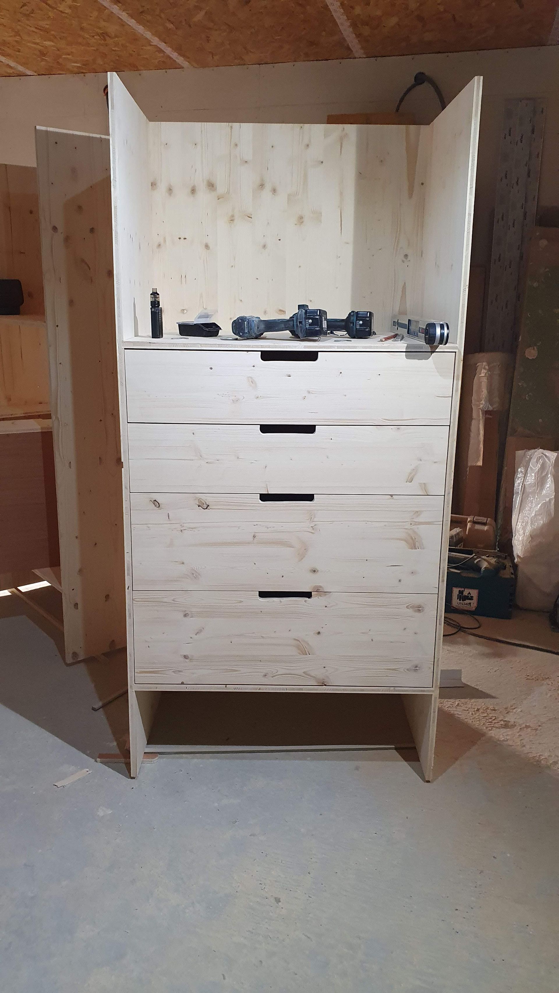 Fabrication de tiroir