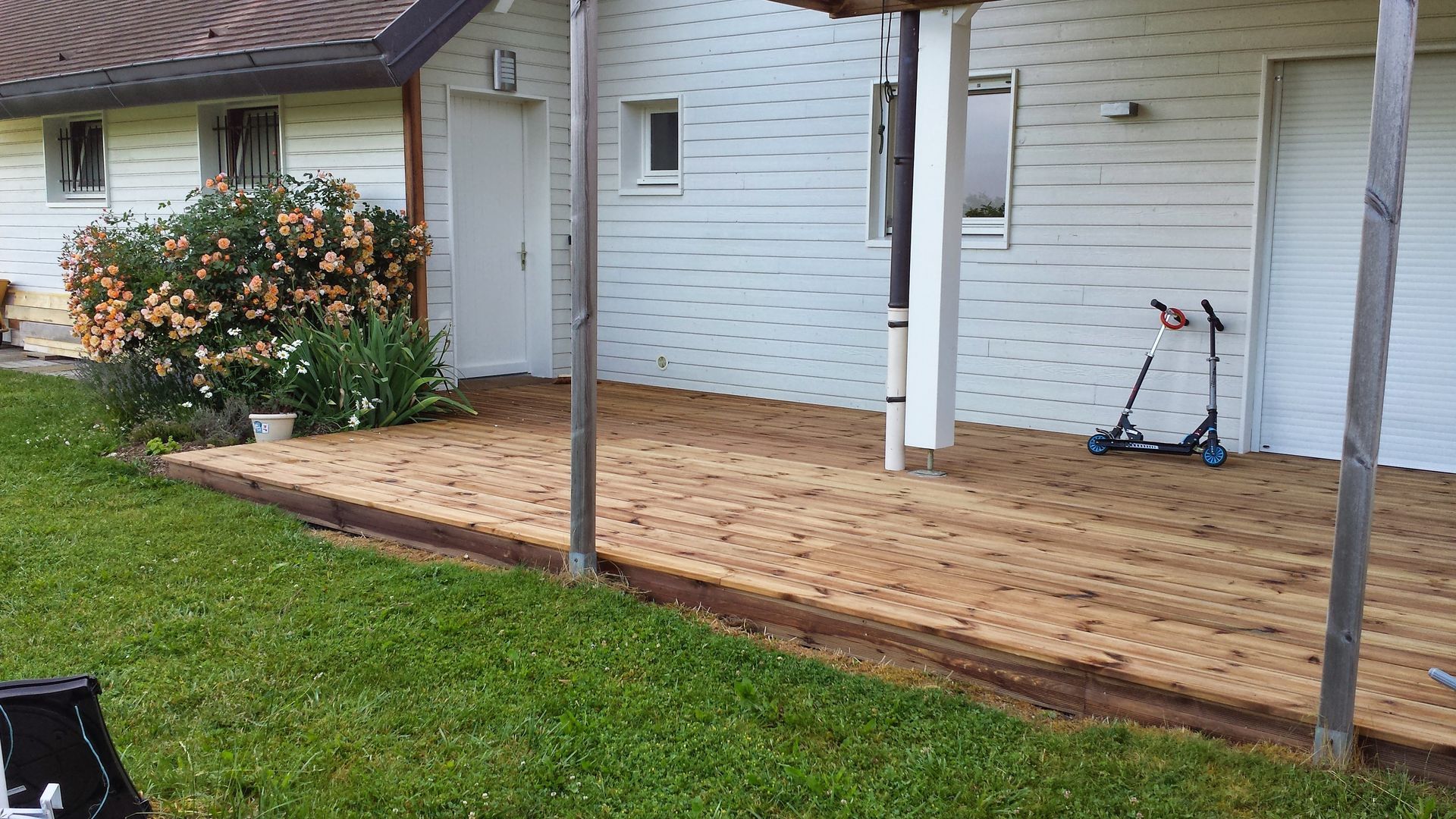 Installation de terrasse en bois