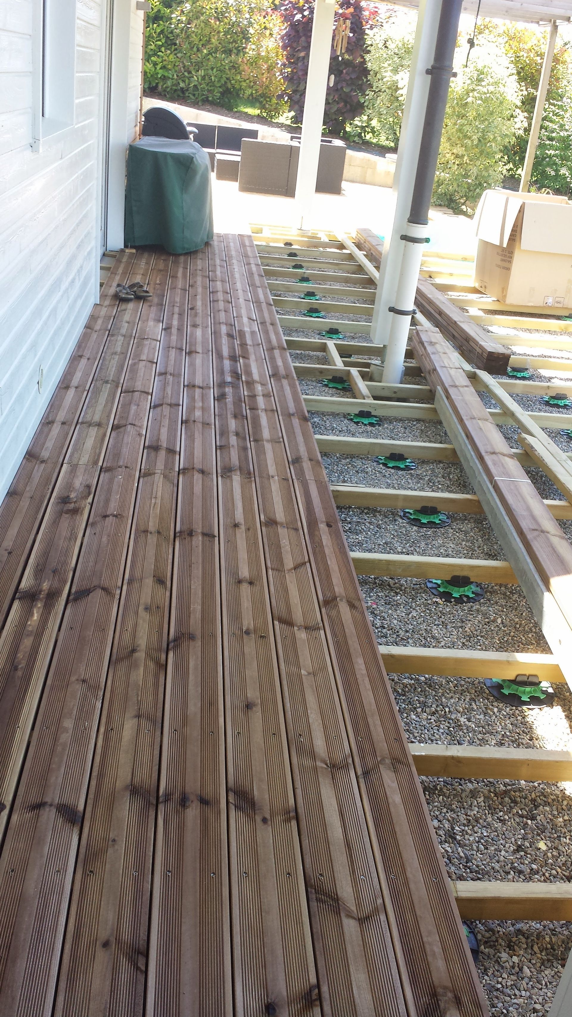 Construction d'une terrasse