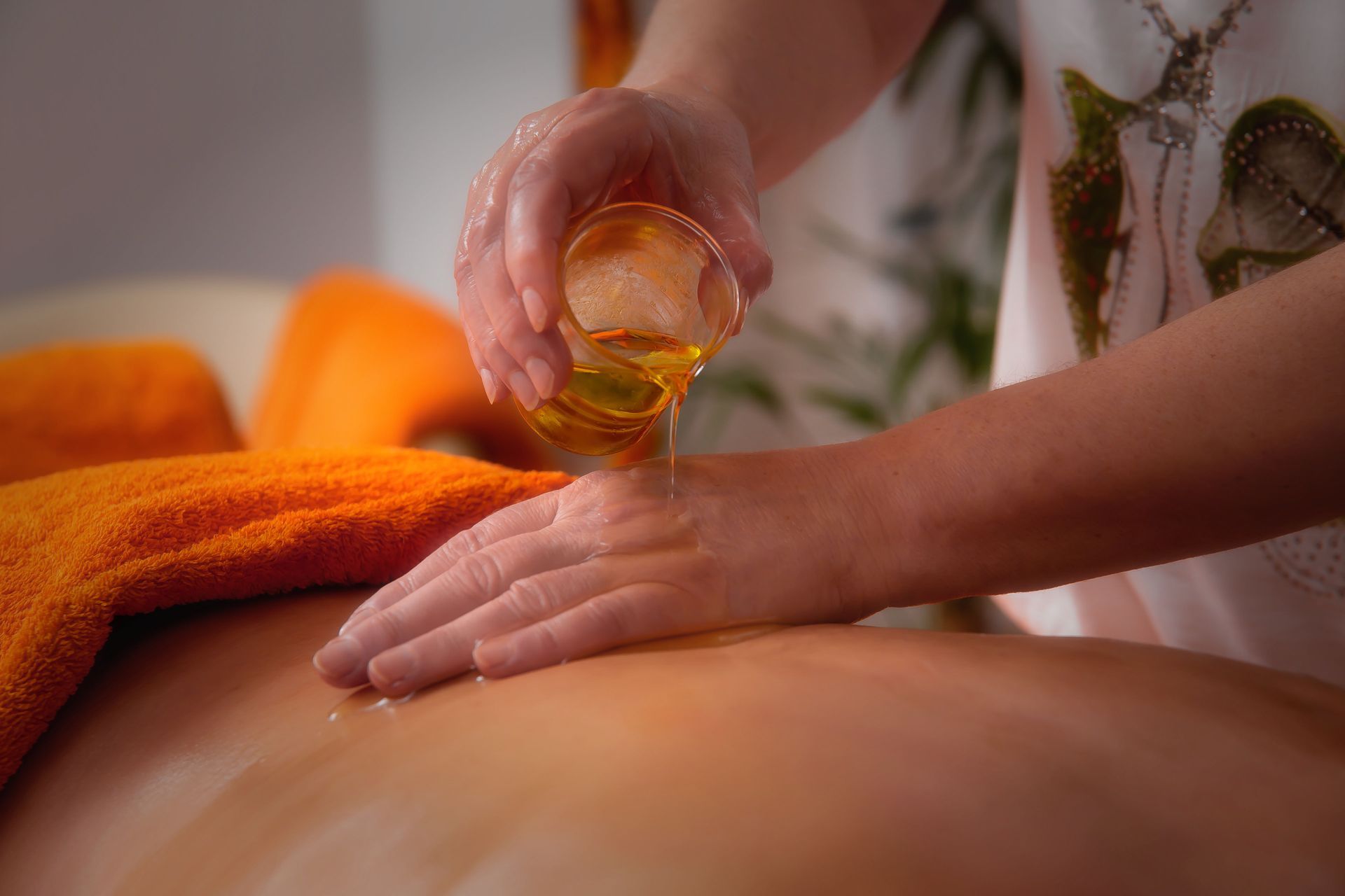 Application huile de massage