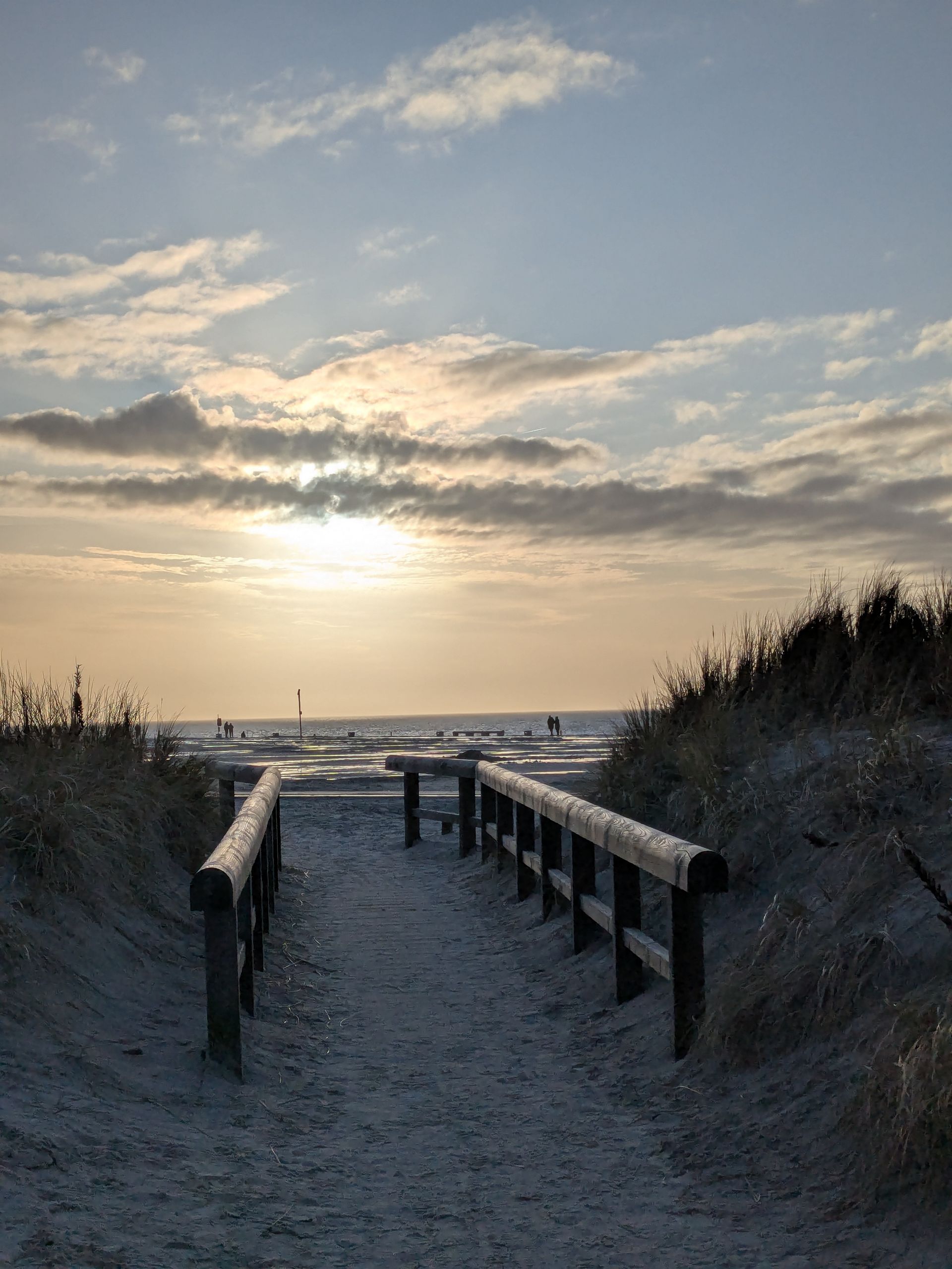 Weg zum Strand
