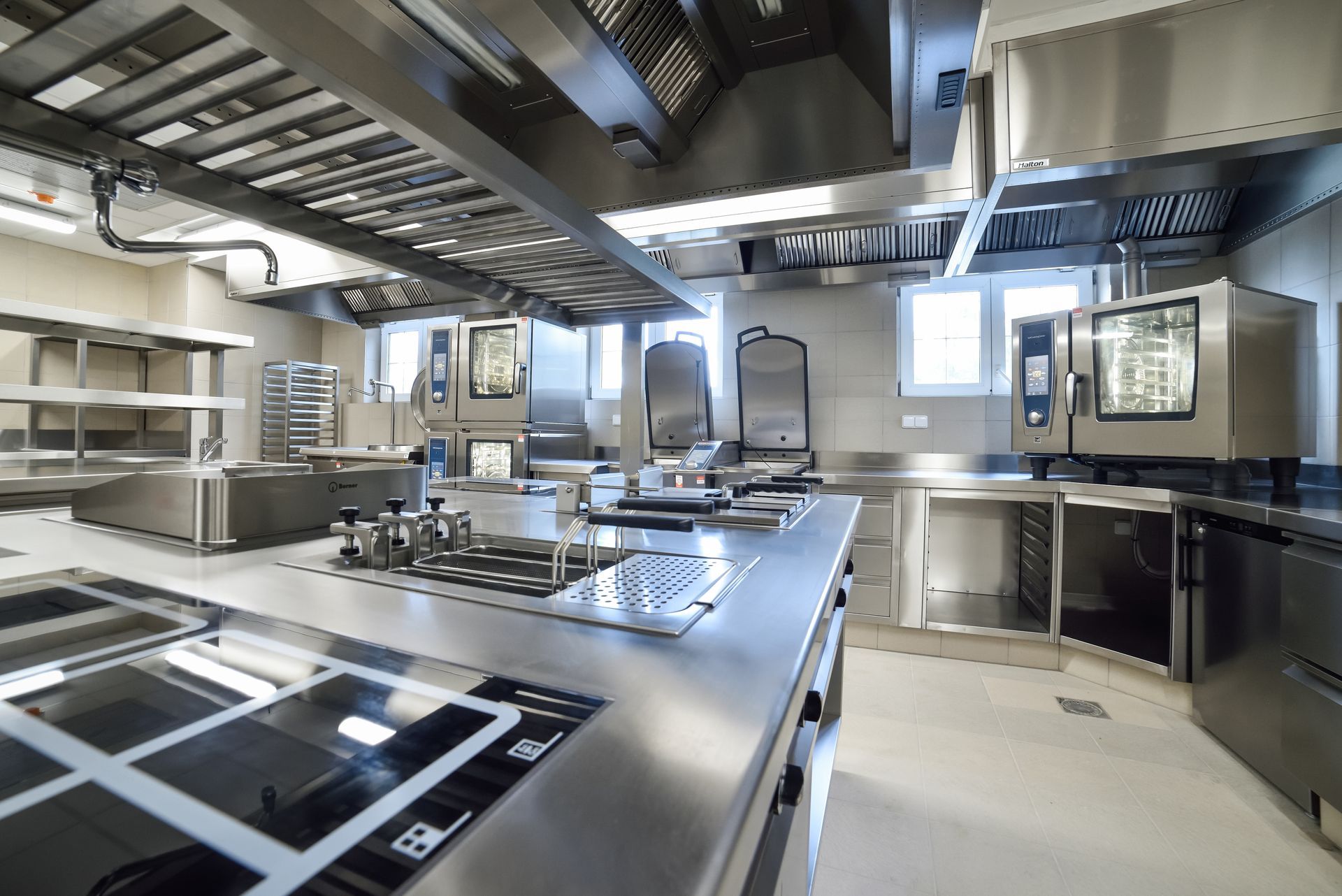 Cuisine professionnelle en inox