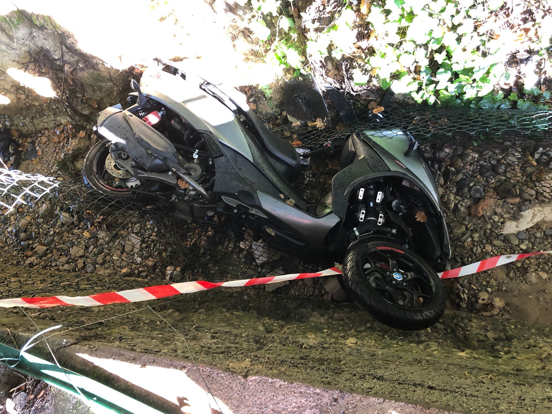 Scooter abandonné