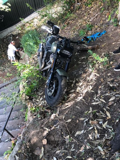 Moto abandonnée