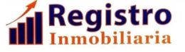 Logotipo con el texto &ldquo;Registro Inmobiliaria&rdquo; y un gr&aacute;fico ascendente con una flecha.