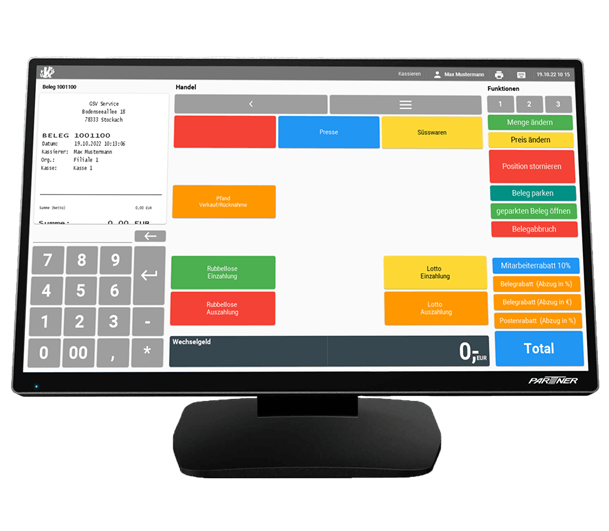 Kassensystem Einzelhandel
