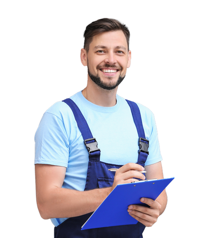 Technicien souriant