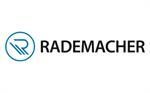Auf weißem Hintergrund ist ein Logo von Rademacher abgebildet.