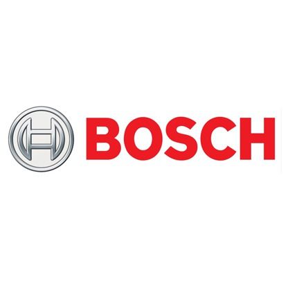 Logotipo de Bosch: emblema plateado con forma de 