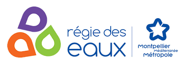 Logo de la Régie des Eaux de Montpellier.