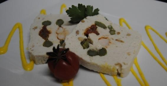 Terrine de blancs de volailles aux asperges vertes