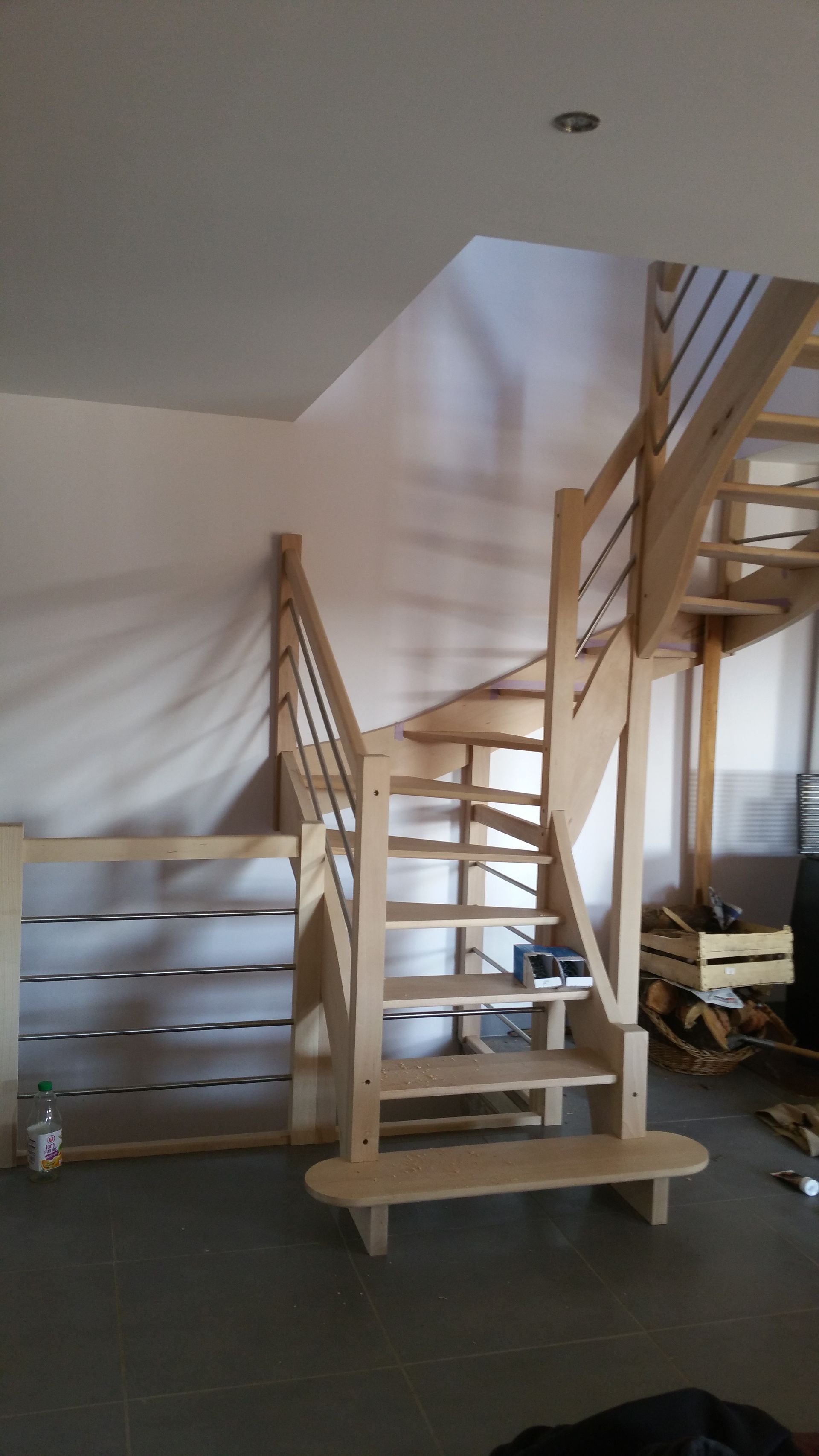 Escalier en bois