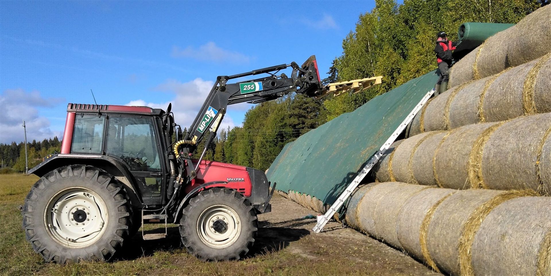 Flortex® paalipeite helppo asentaa