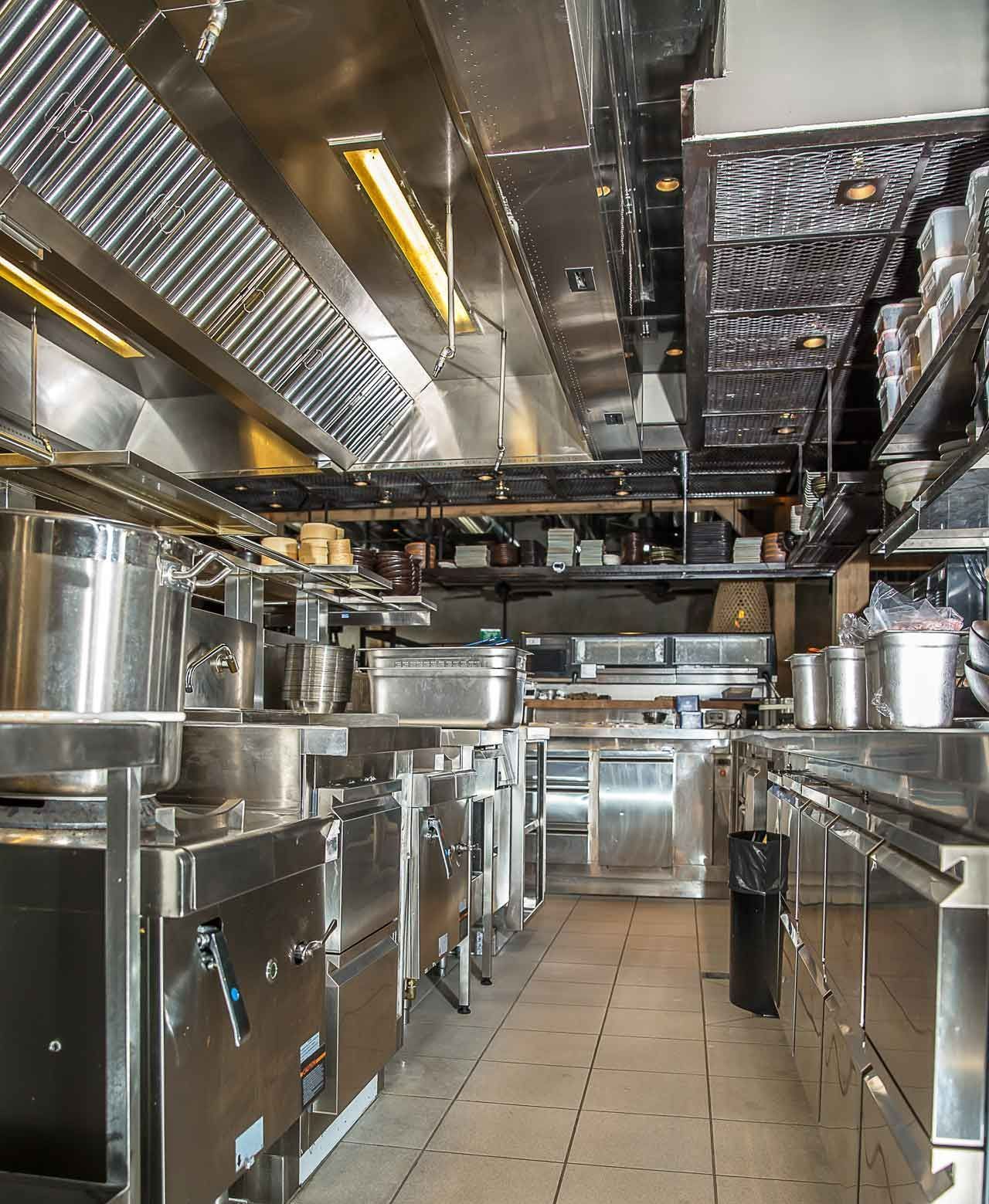 Cuisine professionnelle full inox